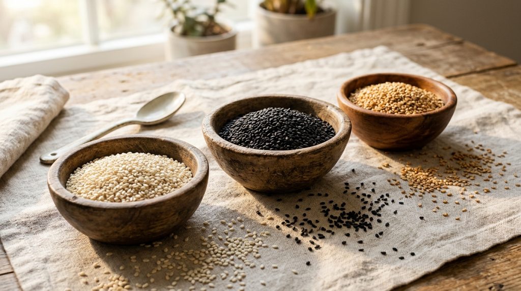 Black and white sesame seeds sesame seeds benefits and side effects